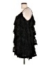 Waverly Grey 100% Polyester Black Cocktail Dress Size L - photo 5