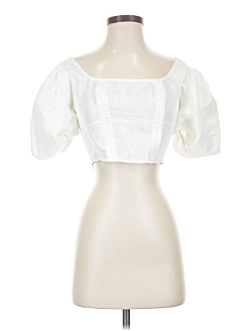 Topshop Short Sleeve Blouse (view 1)
