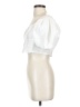 Topshop White Short Sleeve Blouse Size 2 - photo 5