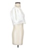 Topshop White Short Sleeve Blouse Size 2 - photo 4
