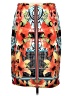 Cato Print Orange Casual Skirt Size XL - photo 2