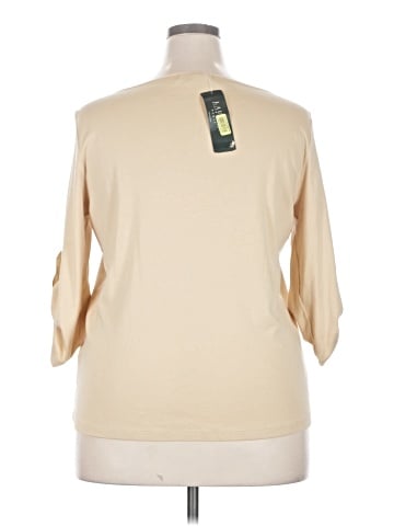 Lauren by Ralph Lauren 3/4 Sleeve T-Shirt (view 2)