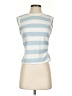Sanctuary 100% Cotton Blue Sleeveless Top Size XS - photo 1