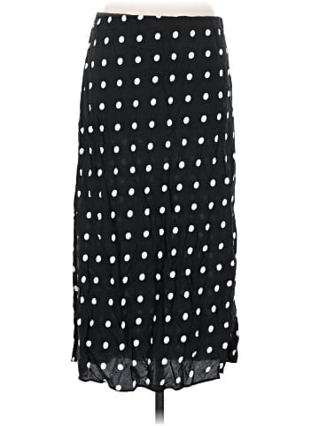 Madewell The Layton Midi Slip Skirt in Polka Dot (view 1)