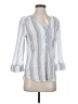 Fred David Gray 3/4 Sleeve Blouse Size S - photo 1
