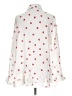 Unbranded 100% Polyester Hearts White Long Sleeve Blouse Size L - photo 2