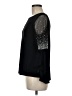Alex Evenings Black Long Sleeve Blouse Size M - photo 5