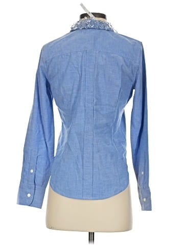 J.Crew Collection Long Sleeve Button-Down Shirt (view 2)