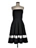 Express 100% Nylon Color Block Black Cocktail Dress Size 8 - photo 1