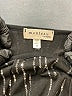 Monteau Metallic Black Cocktail Dress Size M - photo 7