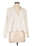 Zara Ivory Long Sleeve Blouse Size L - photo 1