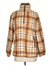 Te Verde 100% Polyester Plaid Brown Fleece Size S - photo 1