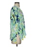 Lilly Pulitzer 100% Modal Tropical Green Short Sleeve Blouse Size XXS - XS - photo 4