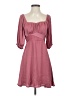 Mi ami 100% Polyester Pink Burgundy Cocktail Dress Size XS - photo 1