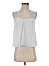 Topshop 100% Polyester White Sleeveless Blouse Size 2 - photo 1