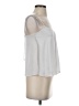 Topshop 100% Polyester White Sleeveless Blouse Size 2 - photo 4