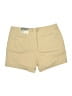 Natural Reflections 100% Cotton Solid Tan Khaki Shorts Size 12 - photo 2
