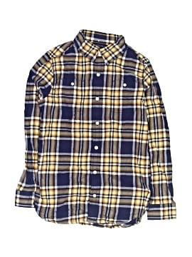 Janie And Jack Long Sleeve Button Down Shirt
