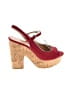 Tahari Color Block Red Wedges Size 6 - photo 1