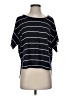 Aqua Stripes Black Short Sleeve T-Shirt Size S - photo 1