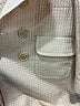 Chloé Ivory Double-Breasted Dotted Coat Size EU (FR) 40 / US 8 - photo 9