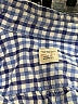 Crewcuts 100% Cotton Checkered-gingham Blue Long Sleeve Button-Down Shirt Size 6 - 7 - photo 3