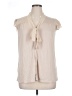 French Laundry Ivory Sleeveless Blouse Size 14 - photo 1