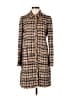 Kate Spade New York Tweed Plaid Tan Coat Size 2 - photo 1
