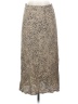 Unbranded 100% Viscose Animal Print Tan Casual Skirt Size 2 - photo 1