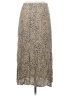 Unbranded 100% Viscose Animal Print Tan Casual Skirt Size 2 - photo 2