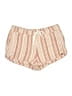 Roxy Stripes Tan Shorts Size L - photo 1