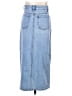 MNG 100% Cotton Blue Denim Skirt Size XXS - photo 2