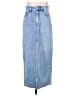 MNG 100% Cotton Blue Denim Skirt Size XXS - photo 1