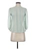 Ezra 100% Polyester Green 3/4 Sleeve Blouse Size S - photo 1