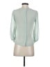 Ezra 100% Polyester Green 3/4 Sleeve Blouse Size S - photo 2