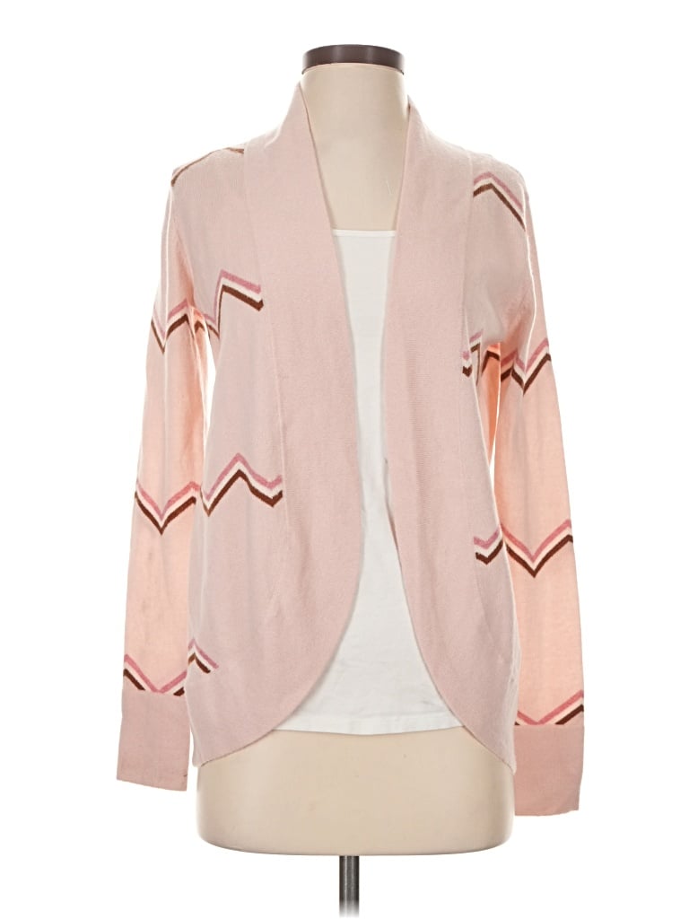 Pre-owned Two Bees Cashmere Cardigan Sweater In Pink