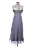 Halston 100% Polyester Gray Cocktail Dress Size 4 - photo 2