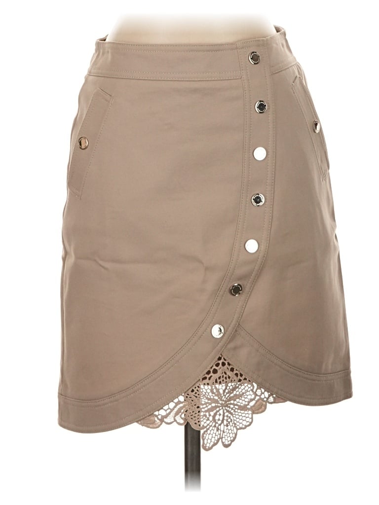 Pre-owned White House Black Market Casual Skirt In Tan