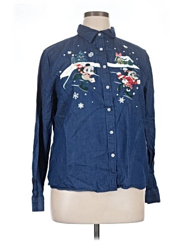 Disney Long Sleeve Button-Down Shirt (view 1)