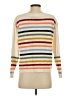 Ann Taylor LOFT Stripes Ivory Turtleneck Sweater Size S (petite) - photo 2