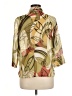 Alfred Dunner Print Green 3/4 Sleeve Blouse Size 6 (petite) - photo 2