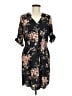 41Hawthorn 100% Polyester Floral Black Casual Dress Size M - photo 1