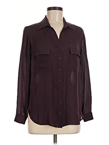 L'Agence Long Sleeve Silk Top (view 1)