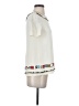 Tory Burch 100% Polyester Ivory Short Sleeve Top Size 2 - photo 4