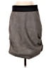 Muubaa 100% Leather Solid Gray Leather Skirt Size 12 - photo 1