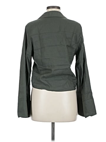 Zara 3/4 Sleeve Button-Down Shirt (view 2)