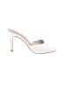 Steve Madden 100% Leather White Heels Size 6 - photo 1