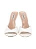 Steve Madden 100% Leather White Heels Size 6 - photo 2