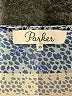 Parker 100% Polyester Blue 3/4 Sleeve Blouse Size XS - photo 4
