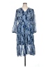 Joie 100% Polyester Paisley Blue Cocktail Dress Size XL - photo 1